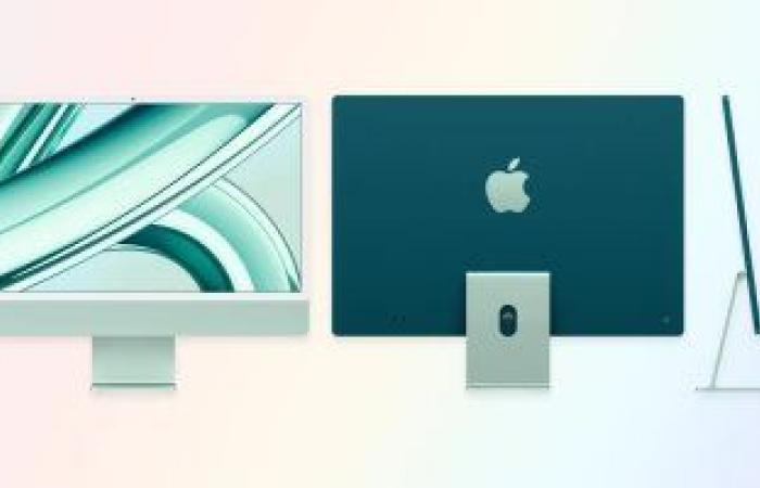 أخبار التكنولوجيا : إيه الفرق .. أبرز الاختلافات بين جهازى iMac بمعالج M1 وM3