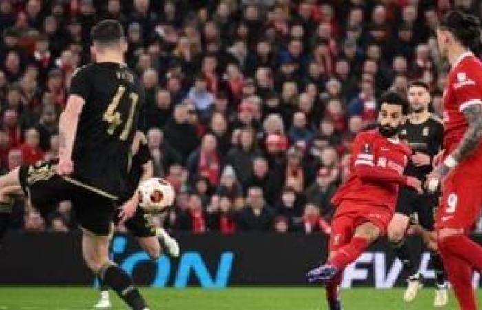 رياضة عالمية : محمد صلاح يسجل فى مهرجان أهداف ليفربول ضد سبارتا براج.. فيديو