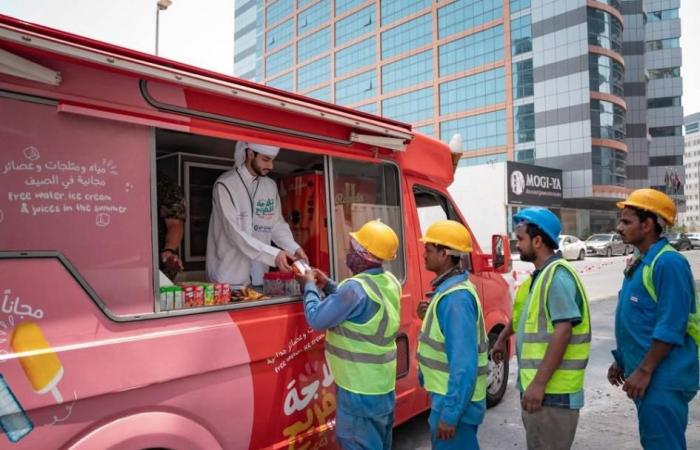أخبار العالم : حملة لتوزيع المياه والمثلجات على مليون عامل في دبي