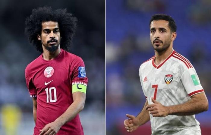 أخبار العالم : يوتيوب دون تقطيع الآن.. مباراة قطر والإمارات Qatar vs UAE اليوم في تصفيات كأس العالم 2026