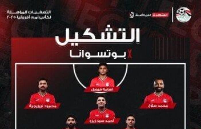 أهداف مباراة مصر وبوتسوانا اليوم في تصفيات إفريقيا والملخص «فيديو»