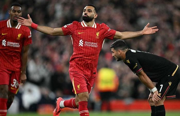 رياضة : التاريخ يخضع لمحمد صلاح في دوري الأبطال