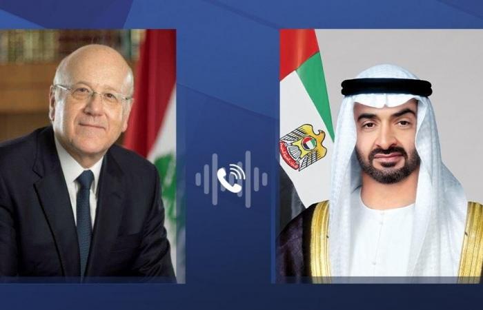 أخبار العالم : محمد بن زايد: الإمارات تقف إلى جانب الشعب اللبناني الشقيق في ظل الظروف الراهنة