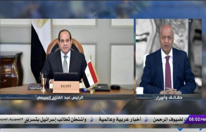 مصطفى بكري يهنئ الرئيس السيسي بعيد ميلاده