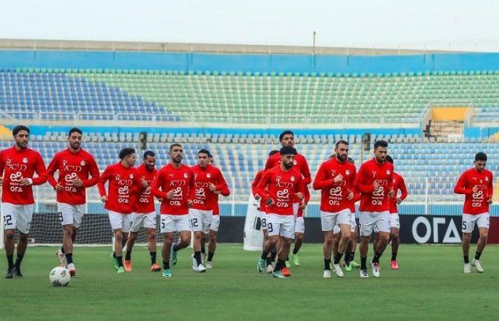 منتخب مصر يواصل تدريباته استعدادا لمواجهة بوتسوانا