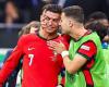 رياضة : دموع رونالدو تخطف الأضواء في مباراة البرتغال وسلوفينيا